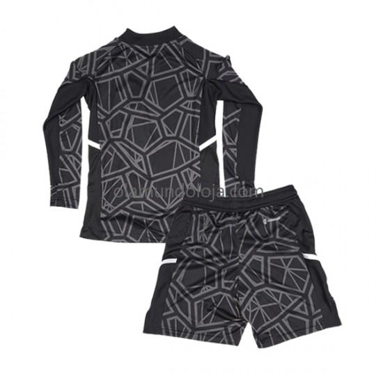 Camisola Leicester City Guarda-redes Criança Equipamento Primeiro 2022-2023 Manga Comprida